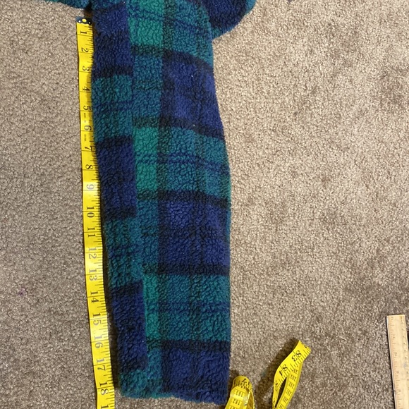 Old Navy Plaid Sherpa Pea Coat - Picture 8 of 9